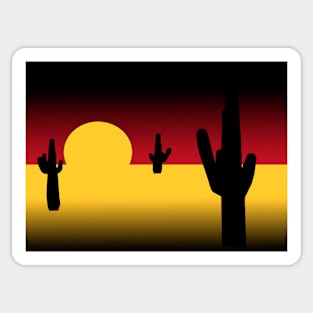 Saguaro Sunset Sticker